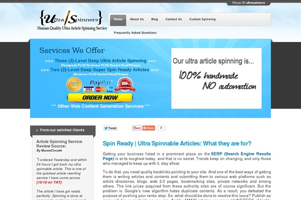 Addington theme site design template sample
