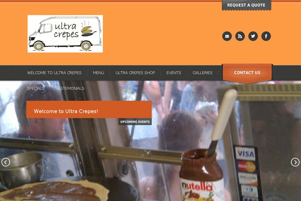 Bistro theme site design template sample