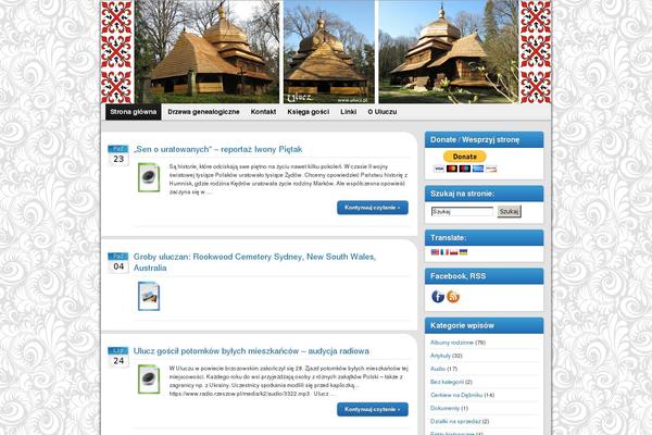 Site using Social Profiles Sidebar Widget plugin