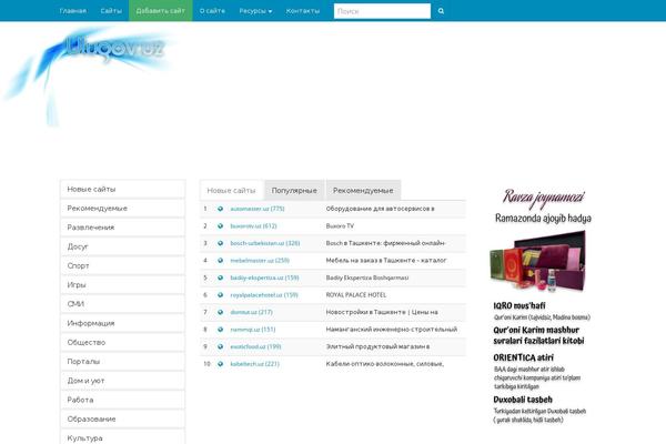 WordPress website example screenshot