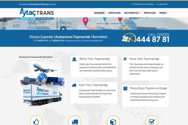 Porto Child theme site design template sample