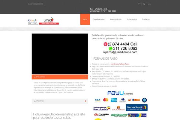 Touchm theme site design template sample