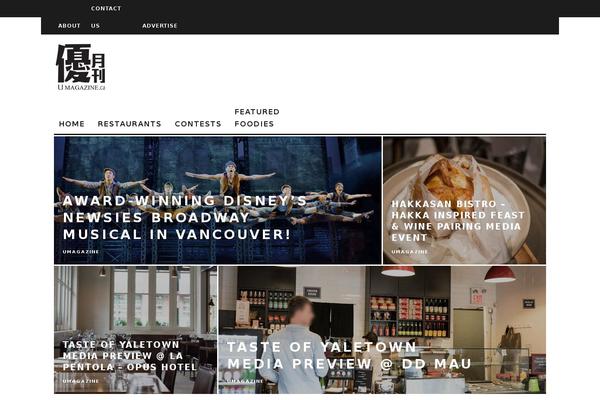 umagazine.ca site used Umag
