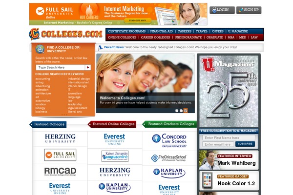 umagazine.com site used Zmags-2014