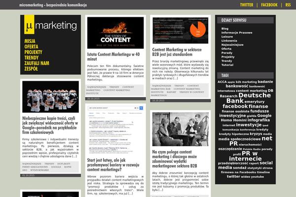 Liquid-magazine theme site design template sample