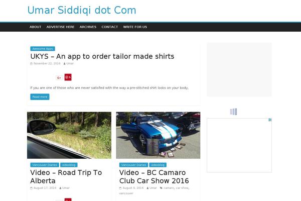 ColorMag theme site design template sample