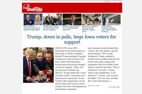 Tribune theme site design template sample
