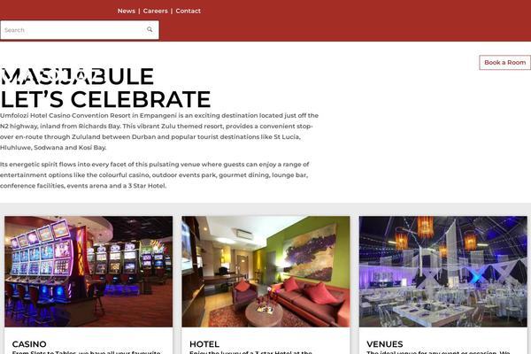 umfolozicasino.co.za site used SiteOrigin North