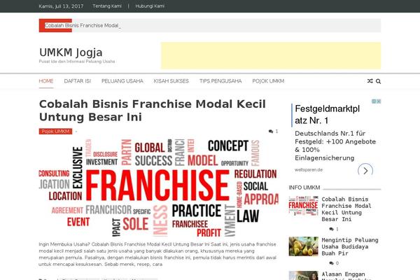Site using Simple Adblock Notice plugin