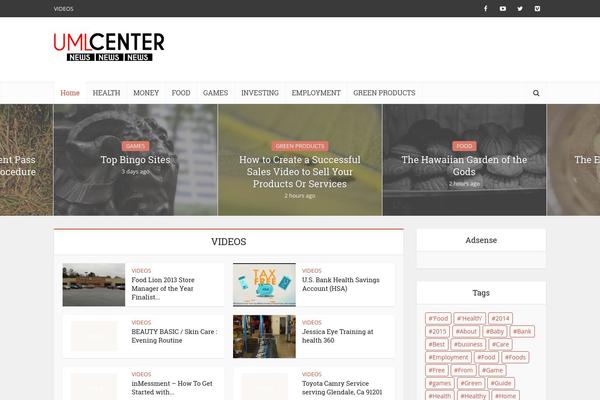 Voice theme site design template sample