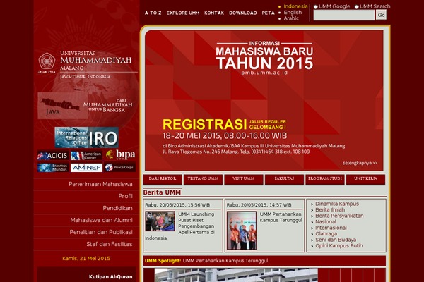 Homepage theme websites examples