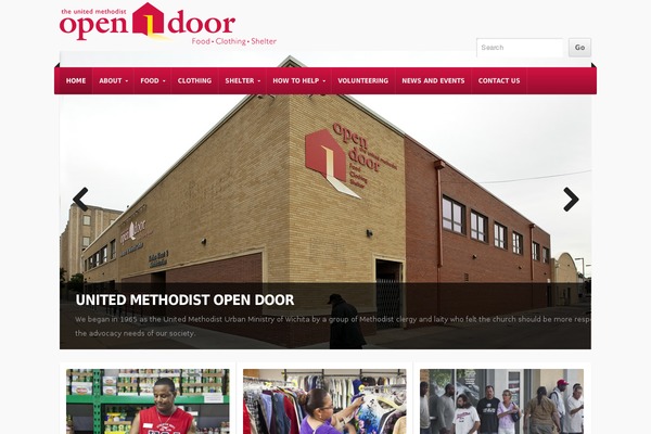 NonProfit theme site design template sample