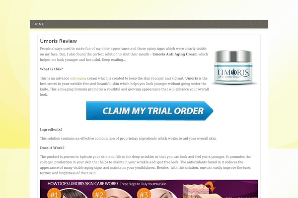 umorisblog.com site used Fabric