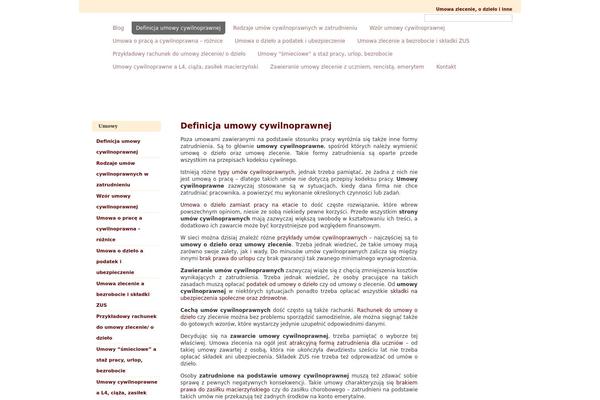 umowy.pl site used Violinesth Forever