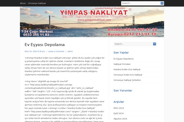 Infinity theme site design template sample
