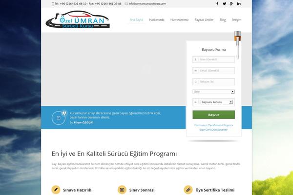 Drivingschool theme site design template sample