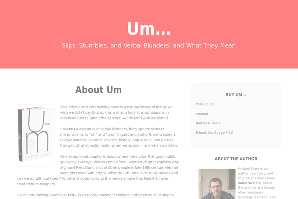 The One Pager theme site design template sample
