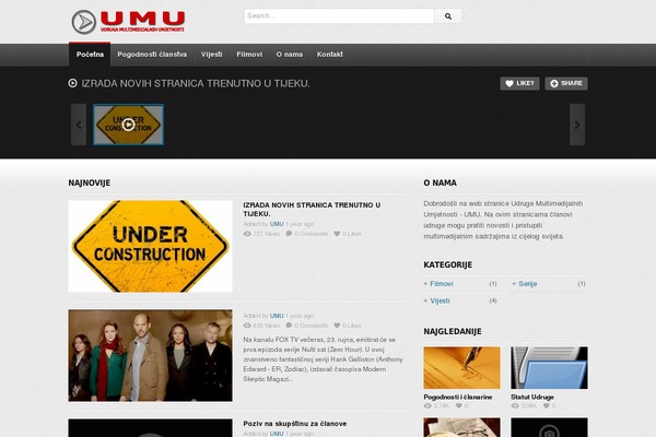 deTube theme site design template sample