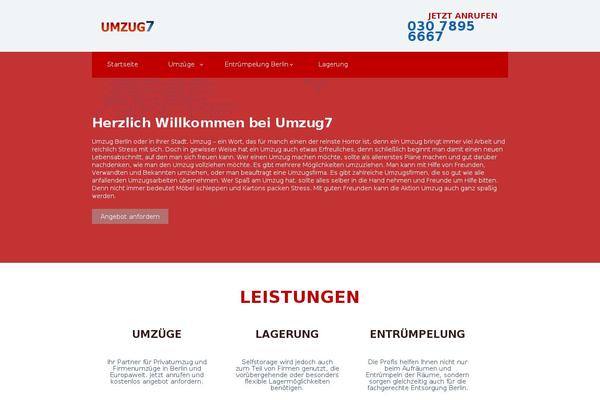 umzug7.de site used Umzug7