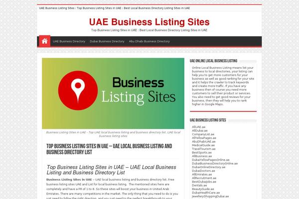 Sahifa theme site design template sample