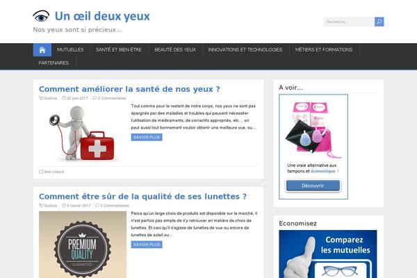 ShootingStar theme site design template sample