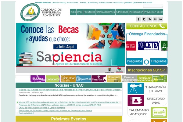 Site using EventON plugin