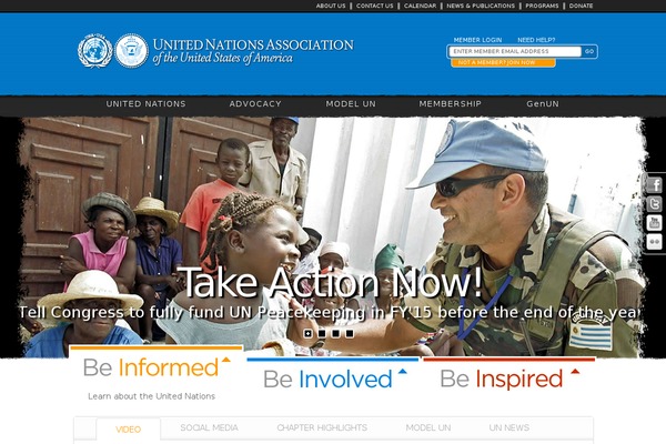 unausa.org site used Unausa