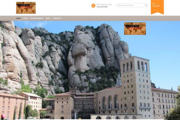 BookYourTravel theme site design template sample