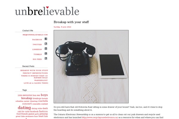unbrelievable.com site used Apricot