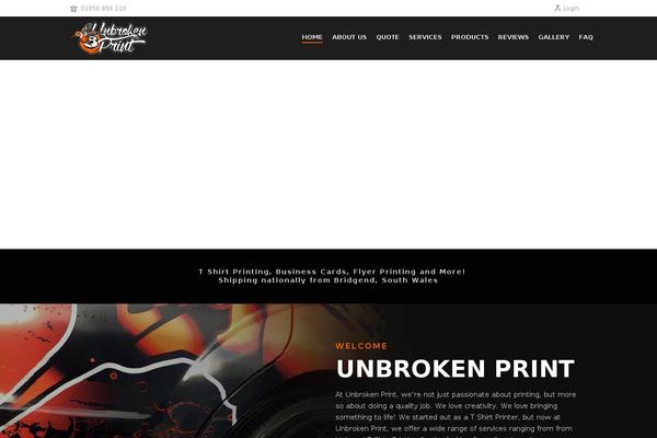 Jupiter theme site design template sample