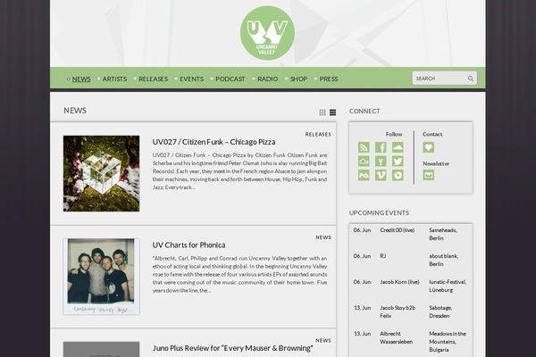 uncannyvalley.de site used Uv