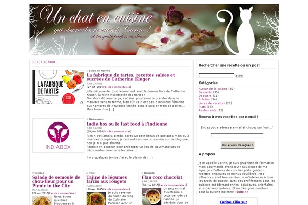 unchatencuisine.com site used Linoluna