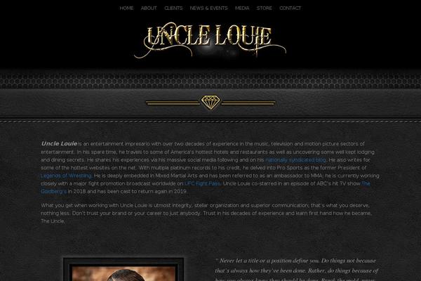 Total theme site design template sample