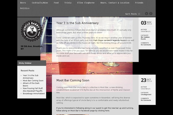 Dispatch theme site design template sample