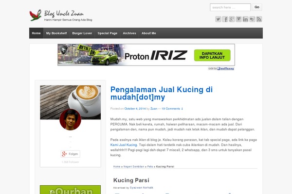 Impressive-blog theme site design template sample