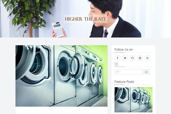 Easy Blog theme site design template sample