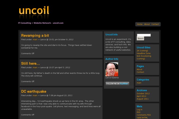 blackneon theme site design template sample