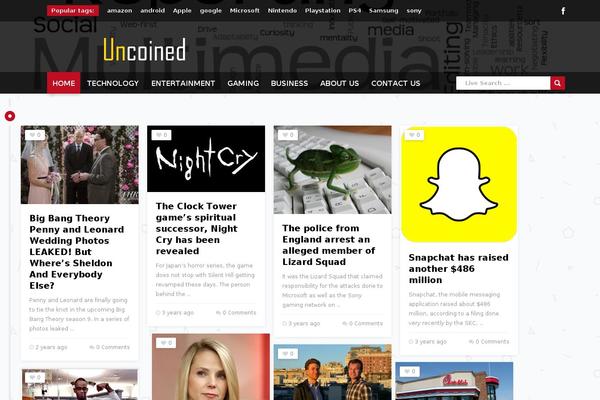 uncoined.com site used Wine-wp
