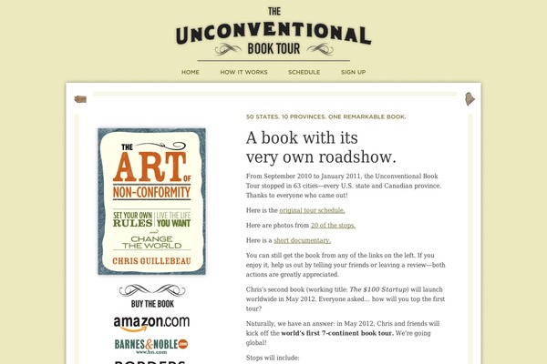 unconventionalbooktour.com site used Ubt
