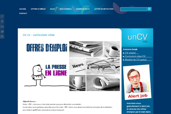 Jobroller theme site design template sample