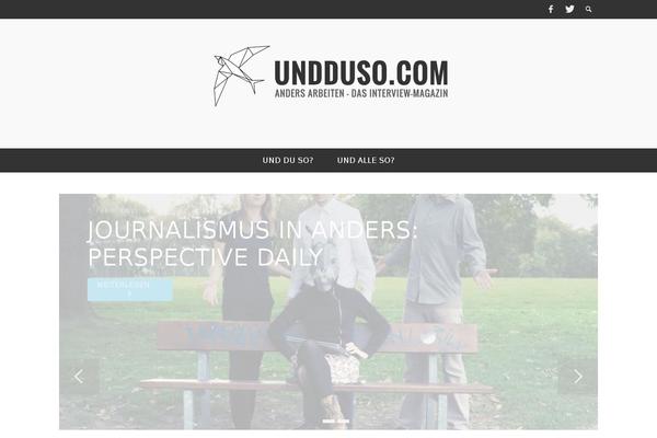 PRESSO theme site design template sample