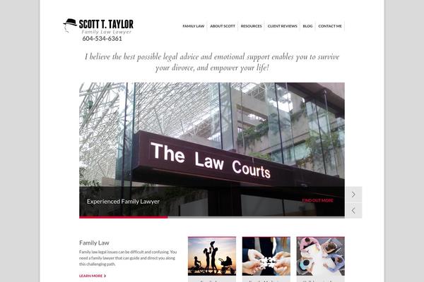 The Practice theme site design template sample