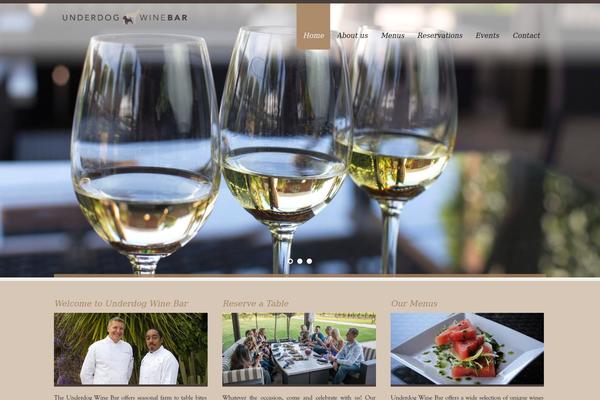White Rock theme site design template sample