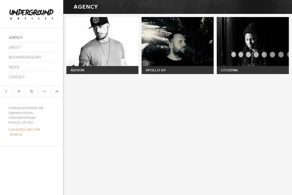 underground-artists.com site used Division