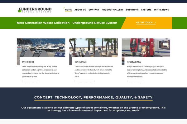 Structure theme site design template sample