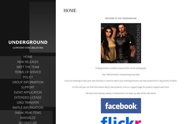 Seasonal theme site design template sample