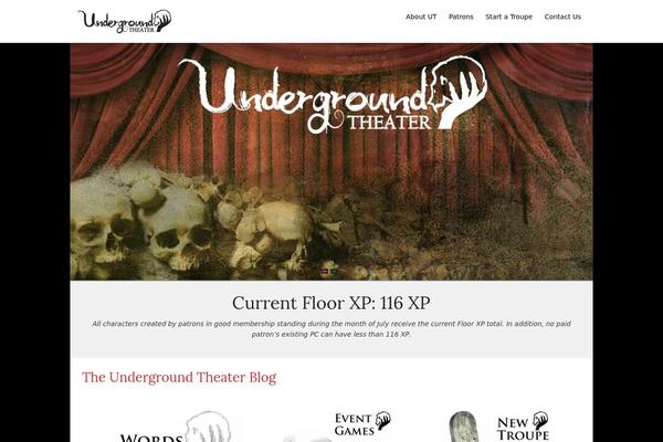 Hathor theme site design template sample