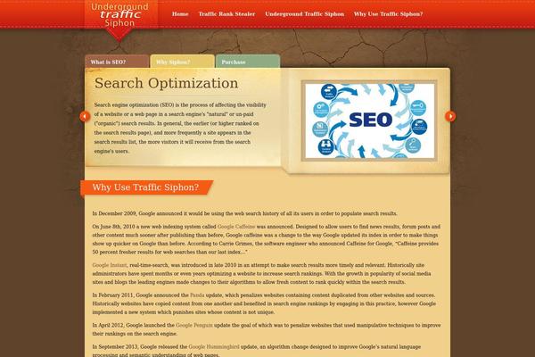 eBusiness website example screenshot
