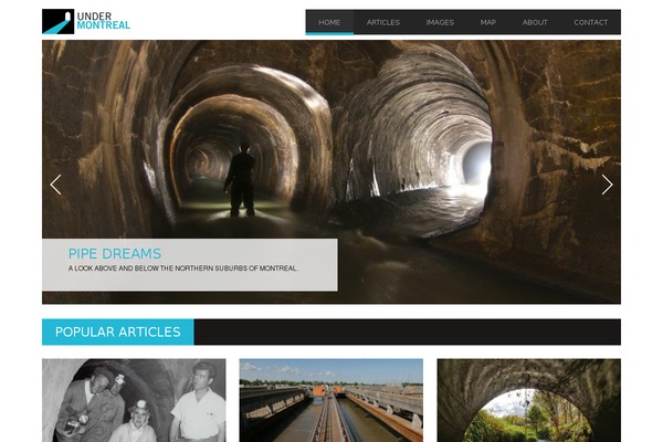 BUCKET theme site design template sample