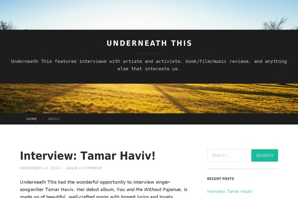 underneaththis.com site used Envo Multipurpose